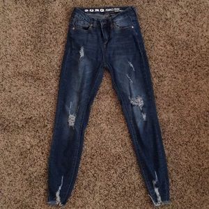 S.O.N.G. Perfect High Rise Skinny Ankle Jeans
